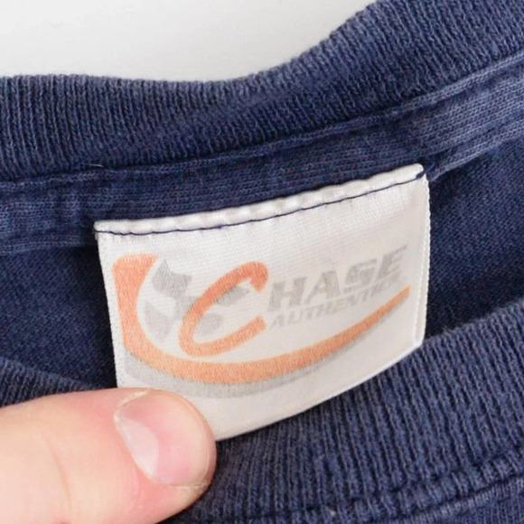 Vintage Chase '07 Navy Dale Jr. National Guard Nascar Short Sleeve Shirt Size 2X - Picture 13 of 13